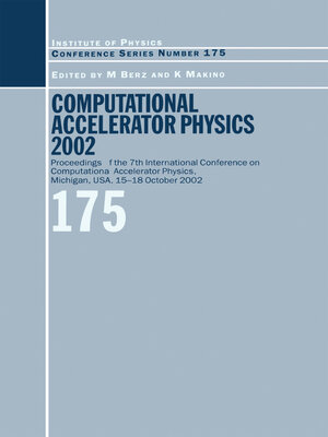 cover image of Computational Accelerator Physics 2003